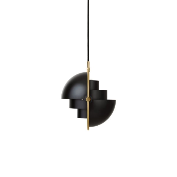 Suspension Multi-Lite noire et dorée GUBI